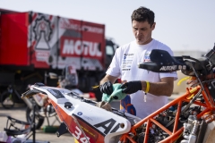 GYENES Emanuel (rou), Autonet Motorcycle Team, KTM, Moto, Originals by Motul, portrait during the rest day of the Dakar 2024 on January 13, 2024 in Riyadh, Saudi Arabia