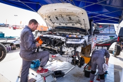 500 MIURA Akira (jpn), BARBET Mayeul (fra), Toyota Auto Body, Toyota Land Cruiser GR Sport, Motul, FIA Stock, during the rest day of the Dakar 2024 on January 13, 2024 in Riyadh, Saudi Arabia