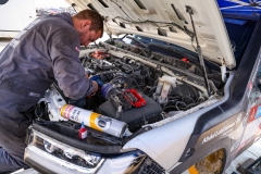 500 MIURA Akira (jpn), BARBET Mayeul (fra), Toyota Auto Body, Toyota Land Cruiser GR Sport, Motul, FIA Stock, during the rest day of the Dakar 2024 on January 13, 2024 in Riyadh, Saudi Arabia