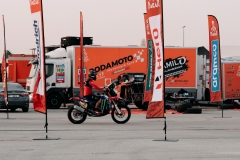 11 CORNEJO FLORIMO José Ignacio (chl), Monster Energy Honda Team, Honda, Moto, FIM W2RC, action during the rest day of the Dakar 2024 on January 13, 2024 in Riyadh, Saudi Arabia