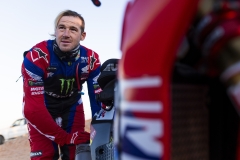 BRABEC Ricky (usa), Monster Energy Honda Team, Honda, Motul, Moto, FIM W2RC, portrait during the Stage 10 of the Dakar 2024 on January 17, 2024 around Al Ula, Saudi Arabia