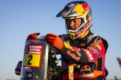 PRICE Toby (aus), Red Bull KTM Factory Racing, KTM, Moto, portrait during the Stage 10 of the Dakar 2024 on January 17, 2024 around Al Ula, Saudi Arabia