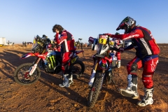 BRABEC Ricky (usa), Monster Energy Honda Team, Honda, Motul, Moto, FIM W2RC, portrait during the Stage 10 of the Dakar 2024 on January 17, 2024 around Al Ula, Saudi Arabia