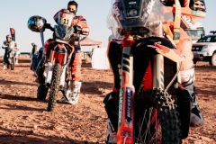 PRICE Toby (aus), Red Bull KTM Factory Racing, KTM, Moto, portrait CORNEJO FLORIMO José Ignacio (chl), Monster Energy Honda Team, Honda, Moto, FIM W2RC, portrait during the Stage 10 of the Dakar 2024 on January 17, 2024 around Al Ula, Saudi Arabia
