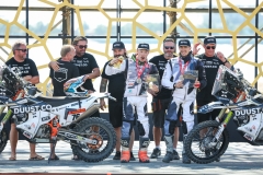 LEPAN Jean-Loup (fra), DUUST Diverse Racing, KTM, Moto, FIM W2RC, portrait during the Final Podium of the Dakar 2024 on January 19, 2024 in Yanbu, Saudi Arabia