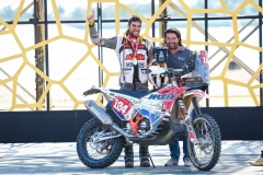 104 GERBER Jeremie (fra), TLDRacing, KTM, Moto, Originals by Motul, during the Final Podium of the Dakar 2024 on January 19, 2024 in Yanbu, Saudi Arabia
