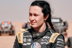 PRICE Sara (usa), South Racing Can-Am, BRP Can-Am Maverick XRS Turbo, FIA SSV, FIA W2RC, portrait during the Stage 4 of the Dakar 2024 on January 9, 2024 between Al Salamiya and Al-Hofuf, Saudi Arabia