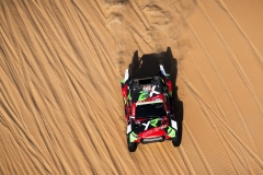 201 AL RAJHI Yazeed (sau), GOTTSCHALK Timo (ger), Overdrive Racing, Toyota Hilux, FIA Ultimate, FIA W2RC, action during the Stage 5 of the Dakar 2024 on January 10, 2024 between Al-Hofuf and Subaytah, Saudi Arabia
